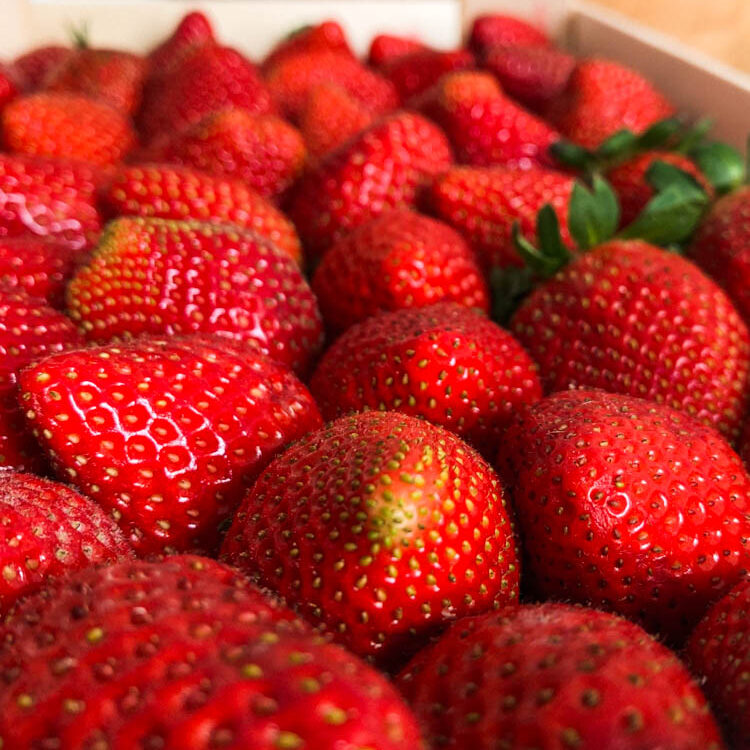 Erdbeeren für die liebs Marmeladen